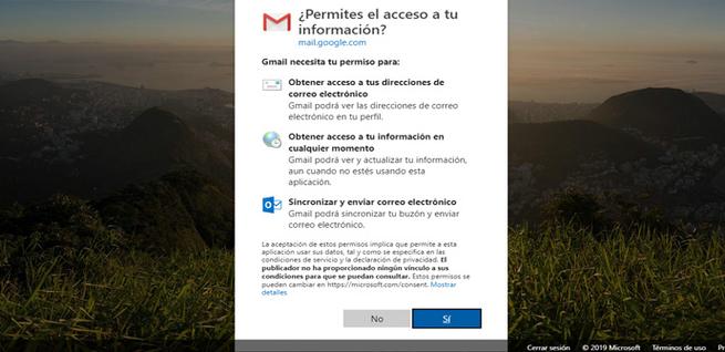 Vincular cuentas a Gmail