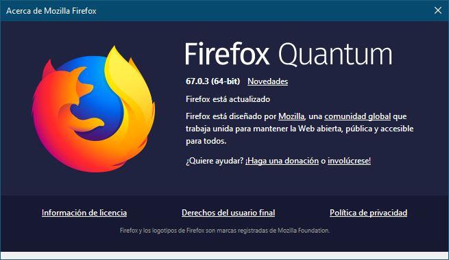 Firefox 67.0.3