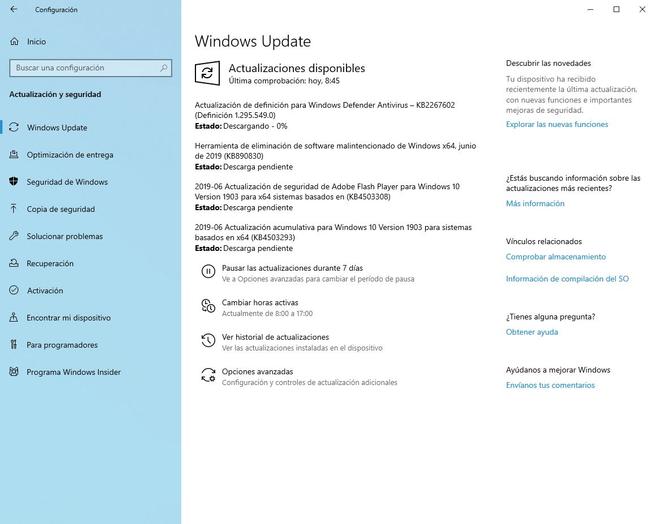 Windows 10 parches seguridad junio 2019