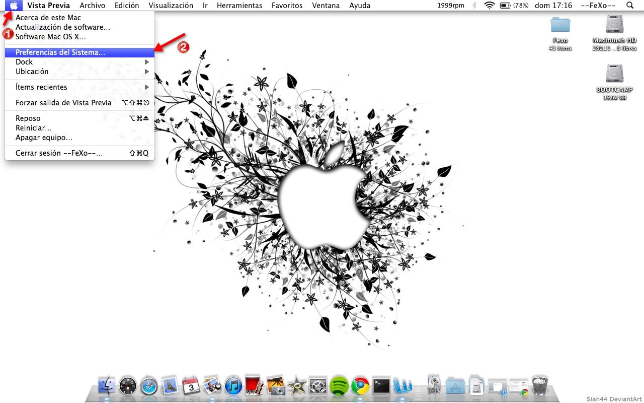 IP Fija MAC OS X